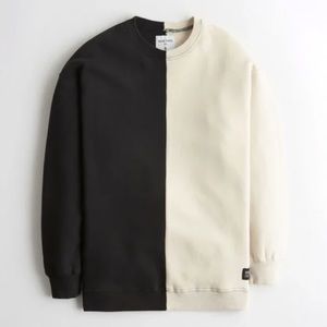 Social Tourist D’Amelio Inclusive Oversized Spliced Sweatshirt Black/White M